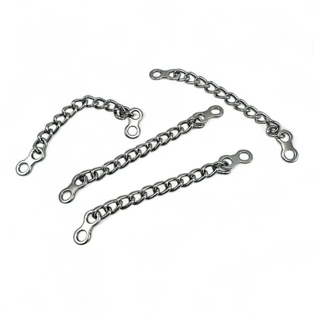 Coat Hanger Chain Ending Inner Diameter 4 mm Length 7 cm Metal E 1721