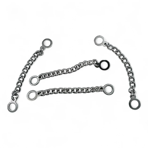 Coat Hanger Chain End Inner Diameter 6.5 mm Metal Length 7.5 cm E 1789