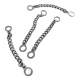 Coat Hanger Chain End Inner Diameter 6.5 mm Metal Length 7.5 cm E 1789