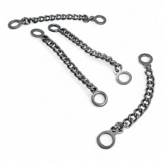 Coat Hanger Chain End Inner Diameter 6.5 mm Metal Length 7.5 cm E 1789