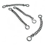 Coat Hanger Chain End Inner Diameter 6.5 mm Metal Length 7.5 cm E 1789