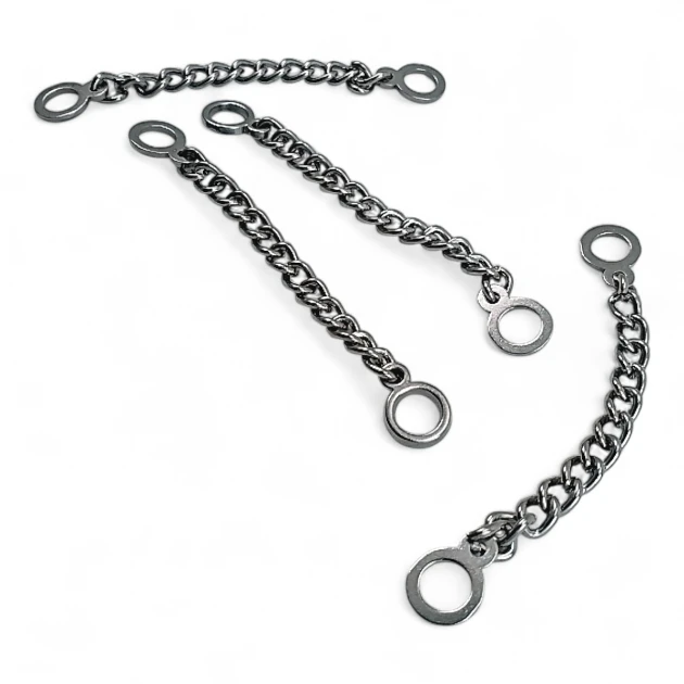 Coat Hanger Chain End Inner Diameter 6.5 mm Metal Length 7.5 cm E 1789