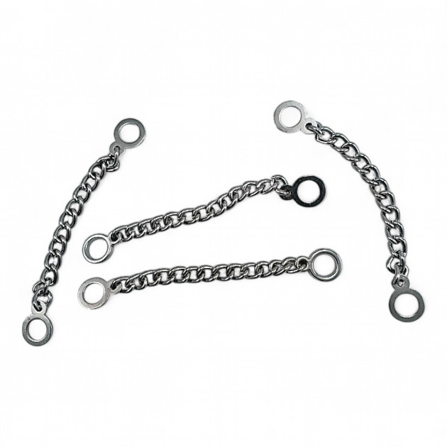 Coat Hanger Chain End Inner Diameter 6.5 mm Metal Length 7.5 cm E 1789