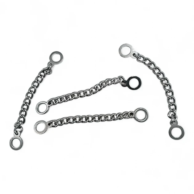 Coat Hanger Chain End Inner Diameter 6.5 mm Metal Length 7.5 cm E 1789