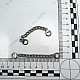 Coat Hanger Chain End Inner Diameter 6 mm 8 cm Length Metal E 361