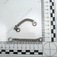 Coat Hanger Chain End Inner Diameter 6 mm 8 cm Length Metal E 361