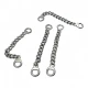Coat Hanger Chain End Inner Diameter 6 mm 8 cm Length Metal E 361