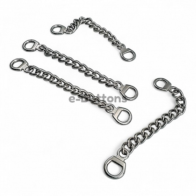 Coat Hanger Chain End Inner Diameter 6 mm 8 cm Length Metal E 361