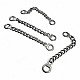 Coat Hanger Chain End Inner Diameter 6 mm 8 cm Length Metal E 361