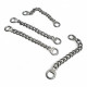 Coat Hanger Chain End Inner Diameter 6 mm 8 cm Length Metal E 361