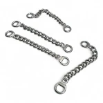 Coat Hanger Chain End Inner Diameter 6 mm 8 cm Length Metal E 361