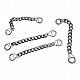 Coat Hanger Chain End Inner Diameter 6 mm 8 cm Length Metal E 361