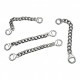 Coat Hanger Chain End Inner Diameter 6 mm 8 cm Length Metal E 361