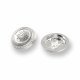 Women's Jacket Button 21 mm - 32 L Floral Embroidered Shank Button E 1055