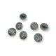 14 mm - 22 L Metal Shank Button Patterned E 1124