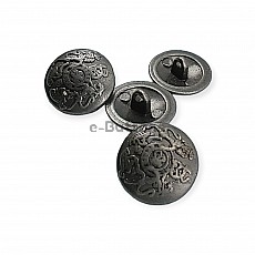 19 mm - 30 L Metal Shank Button Patterned E 1158