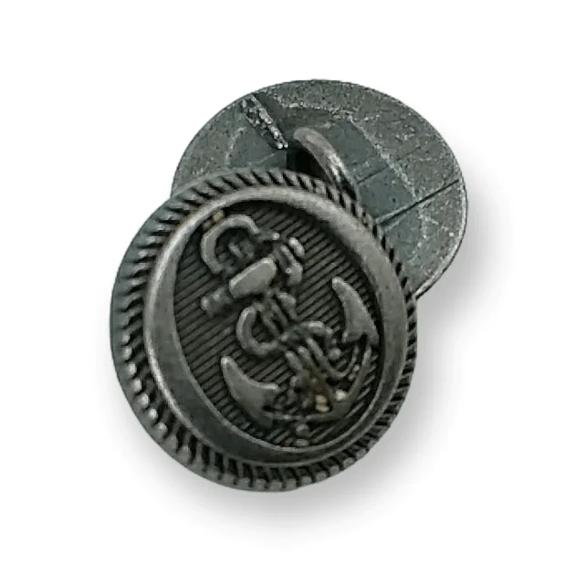 15 mm - 24 Boy Metal Ayaklı Düğme Çapa Tasarımlı ( E 1151 Büyüğü) E 1164