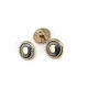 15 mm - 24 L Gold Plated Blouse Shirt Jacket Cufflink E 118 MN V1