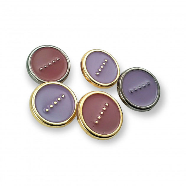 Enamel Shank Coat - Jacket Button 28mm 46 Length-E 1200