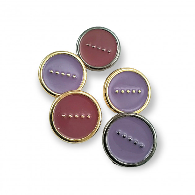 Enamel Shank Coat - Jacket Button 28mm 46 Length-E 1200