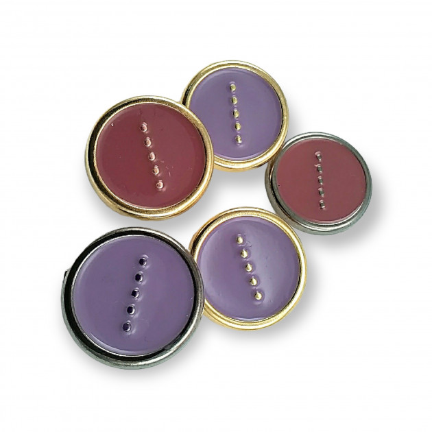 Enamel Shank Coat - Jacket Button 28mm 46 Length-E 1200