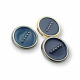 Enamel Shank Coat - Jacket Button 28mm 46 Length-E 1200