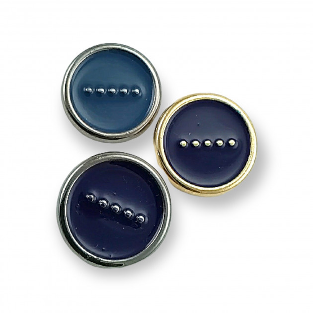 Enamel Shank Coat - Jacket Button 28mm 46 Length-E 1200