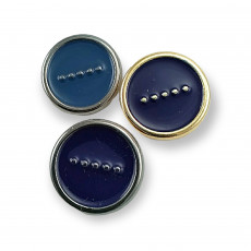 Enamel Shank Coat - Jacket Button 28mm 46 Length-E 1200