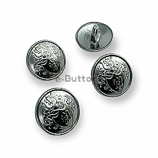 Shank Button 15 mm - 24 L Shield Cuffed Blouse and Jacket Cufflinks E 1252