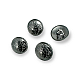 Shank Button 15 mm - 24 L Shield Cuffed Blouse and Jacket Cufflinks E 1252