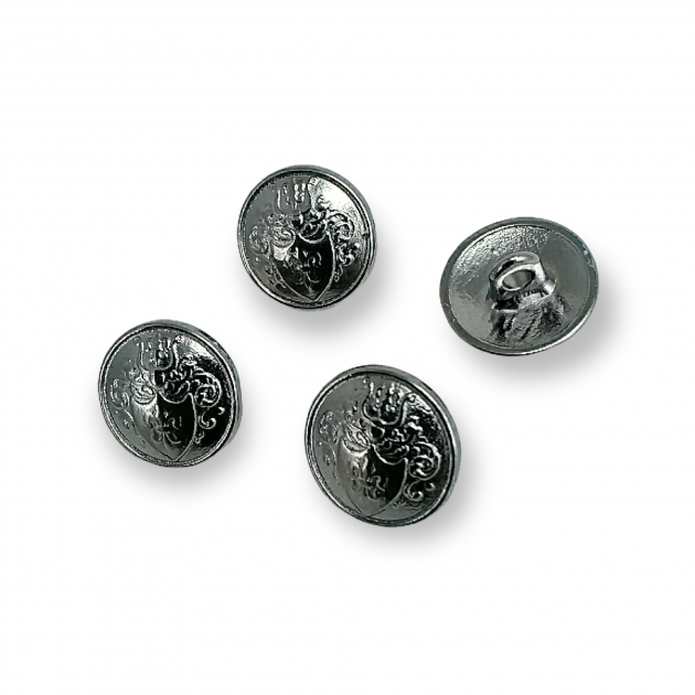 Shank Button 15 mm - 24 L Shield Cuffed Blouse and Jacket Cufflinks E 1252