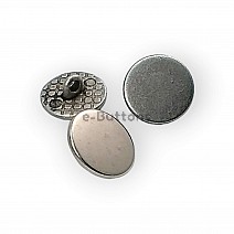 Shank Button 15 mm - 24 L Plain No Pattern E 1283
