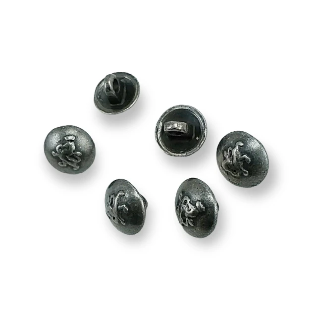 Aslan Figürlü Metal Gömlek Düğmesi 11mm 17 Boy E 131