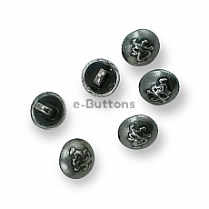 Metal Shirt Button Lion Figured 11mm 17 L E 131