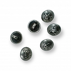 Metal Shirt Button Lion Figured 11mm 17 L E 131