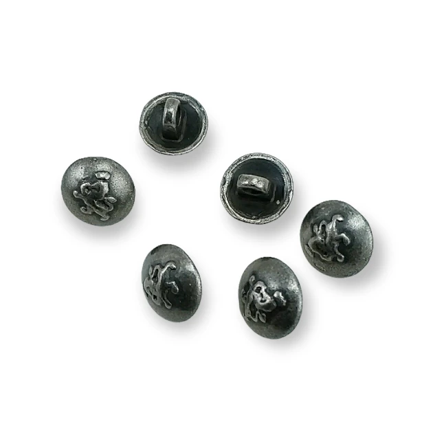 Aslan Figürlü Metal Gömlek Düğmesi 11mm 17 Boy E 131