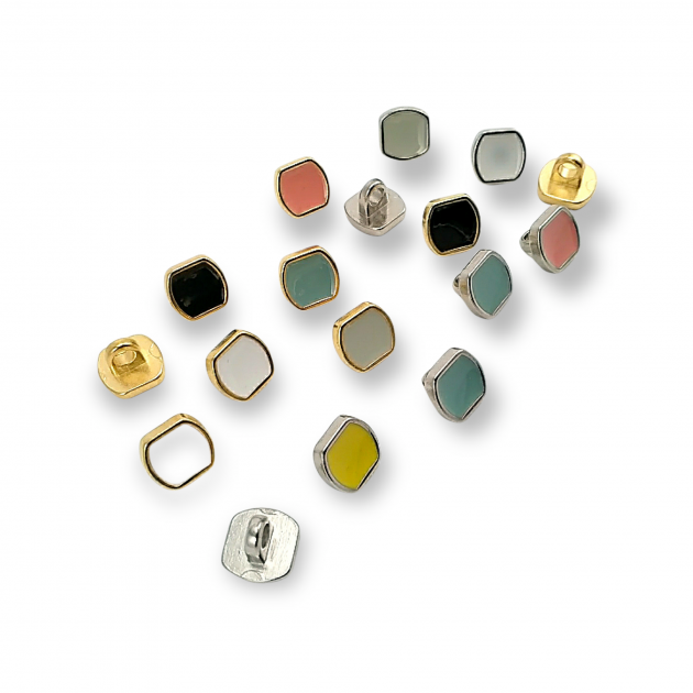 Enamel Blouse and Shirt Button  9 mm -14 L E 1437