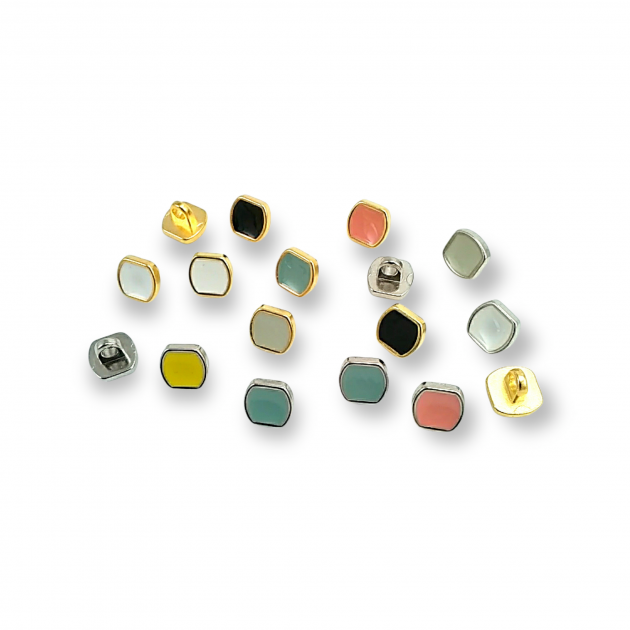 Enamel Blouse and Shirt Button  9 mm -14 L E 1437