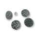 19 mm - 30 size Jeans Button Honeycomb Pattern E 1450