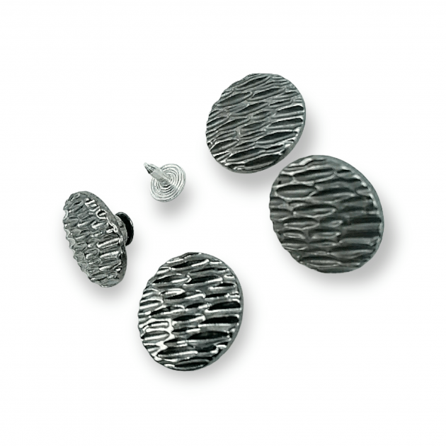 19 mm - 30 size Jeans Button Honeycomb Pattern E 1450