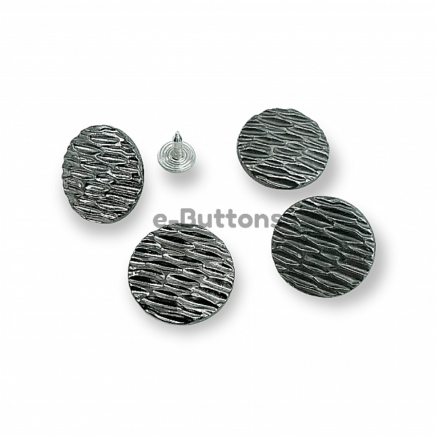 19 mm - 30 size Jeans Button Honeycomb Pattern E 1450