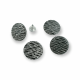 19 mm - 30 size Jeans Button Honeycomb Pattern E 1450