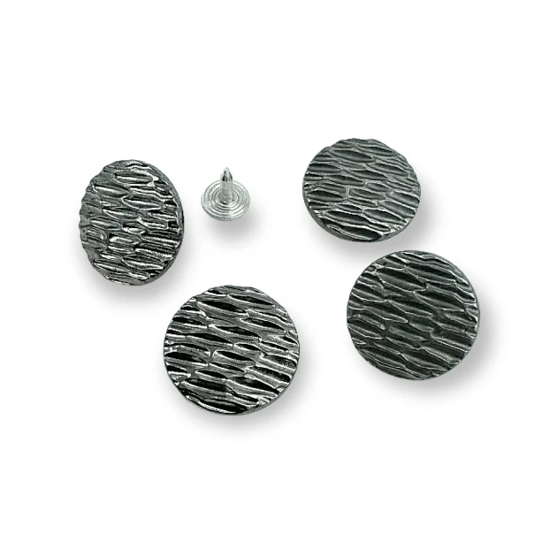 19 mm - 30 size Jeans Button Honeycomb Pattern E 1450