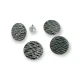 19 mm - 30 size Jeans Button Honeycomb Pattern E 1450