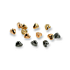 Metal Leg Button Heart Shaped 9 mm - 18 Size E 1470