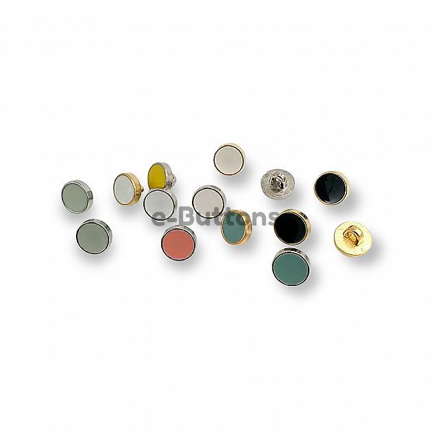 10 mm - 16 boy Küçük Düğme Mineli Elbise ve Bluz Düğmesi  E 1540