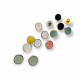 Small Button Enamel Dress and Blouse Button 10 mm - 16 L E 1540