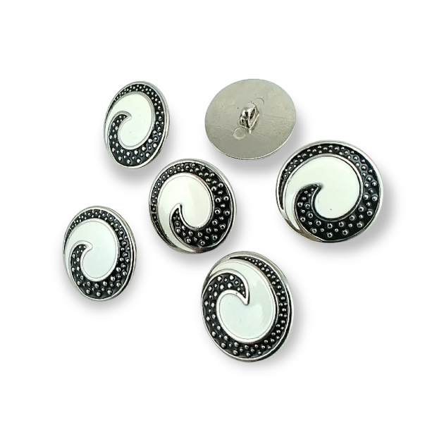 Şeffaf Mineli Ayaklı Düğme Ceket ve Mont Düğmesi 25 mm - 40 boy E 1678