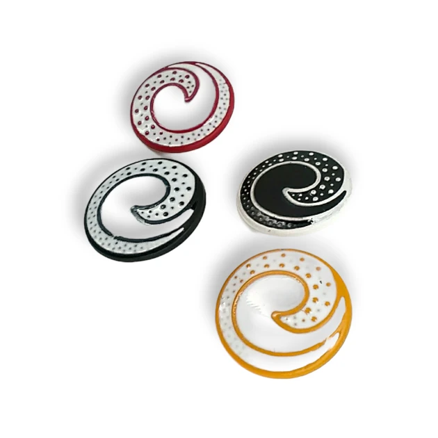 22 mm - 34 boy Renkli Mineli Mineli Ceket ve Hırka Düğmesi E 1679 MN