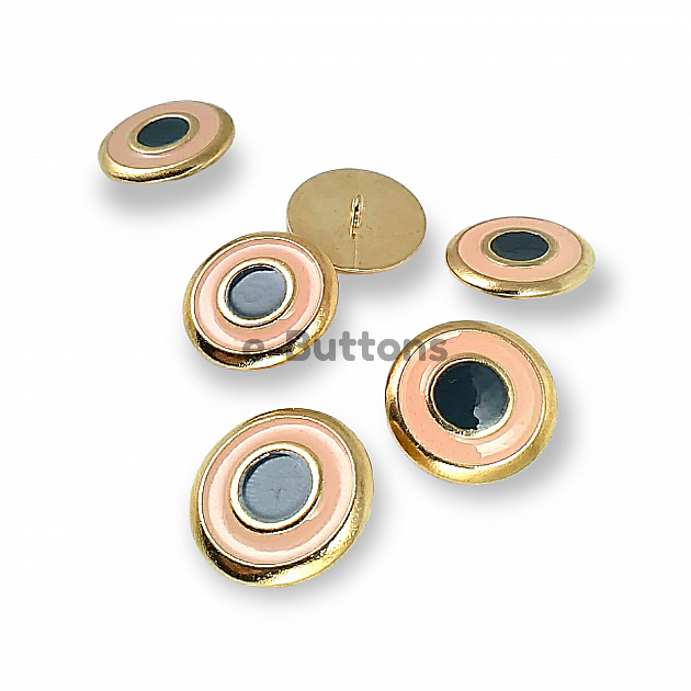 Enamel Jacket and Coat Button  22 mm - 36 L Set of 8 Spring Colors E 1949 SET8 V2